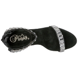 glitrende steiner 18 cm ADORE-769RS krom plat� h�ye h�ler