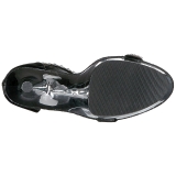 glitrende steiner 18 cm ADORE-769RS krom plat� h�ye h�ler