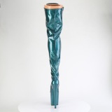 glitter 20 cm FLAMINGO-3020GP Bl�gr�nn l�rh�ye st�vler h�ye h�ler med sn�ring