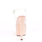 glitter plat� 18 cm ADORE-708LG-4 h�yh�lte sandaler - pole dance h�ler