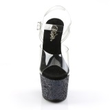 glitter plat� 18 cm ADORE-708LG h�yh�lte sandaler - pole dance h�ler