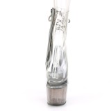 gr� transparent 18 cm ADORE-1018CT h�yh�lte ankelst�vletter - pole dance h�ler