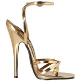 gull 15 cm DOMINA-108 sko med høye hæler for menn