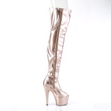 gull 18 cm ADORE-3011HWR hologram overknee st�vler �pen t�