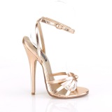 gull rosa 15 cm Devious DOMINA-108 dame sandaler med hæl