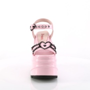 hologram 15 cm DemoniaCult WAVE-09 lolita plat� sandaler med kileh�ler