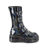 hologram 5 cm EMILY-330 h�ye plat�st�vler til dame med spenner