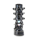 hologram 5 cm EMILY-330 h�ye plat�st�vler til dame med spenner