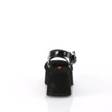 hologram 6,5 cm DemoniaCult FUNN-10 emo lolita plat� sandaler med kileh�ler