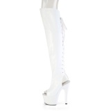 hologram sn�reboots 18 cm ADORE-3019HWR hvite l�rh�ye st�vler �pen t� med sn�ring
