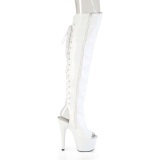 hologram sn�reboots 18 cm ADORE-3019HWR hvite l�rh�ye st�vler �pen t� med sn�ring