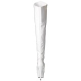 hvit 15 cm KISS-3010 l�rh�ye st�vletter plat�