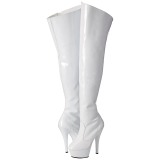 hvit 15 cm KISS-3010 l�rh�ye st�vletter plat�