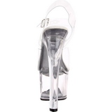 hvit 18 cm TIPJAR-708-5 pole dance sko stripper sandaletter