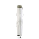hvit 20 cm FLAMINGO-1020WR plat� ankel booties