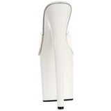 hvit gjennomsiktig 20 cm FLAMINGO-801 h�yh�lte slipper damer sko
