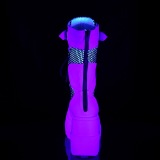 hvit glitter 11,5 cm SHAKER-70 cyberpunk plat�st�vler