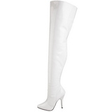 hvit lakk 13 cm SEDUCE-3010 l�rh�ye st�vletter