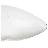 hvit lakk 13 cm SEDUCE-3010 l�rh�ye st�vletter