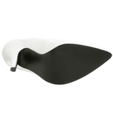 hvit lakk 13 cm SEDUCE-420V h�ye pumps damesko til menn