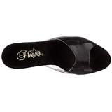 hvit neon 20 cm FLAMINGO-801UV plat� h�ye slipper mules