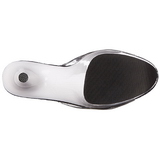 hvit neon 20 cm FLAMINGO-801UV plat� h�ye slipper mules