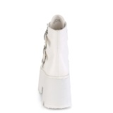 hvit vegan 9 cm ASHES-55 demoniacult ankelst�vletter plat�