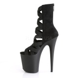 imitert skinn 20 cm Pleaser FLAMINGO-800-24 plat� ankel h�ye st�vler