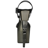 krom 19 cm BONDGIRL-712 plat sko med hndvpen hler