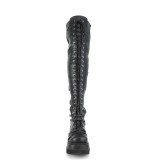 kunstl�r 11,5 cm SHAKER-350 l�rh�ye st�vletter med kileh�ler plat�