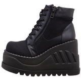 kunstl�r 12 cm STOMP-10 lolita ankelst�vletter gothic kileh�ler plat�