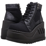 kunstl�r 12 cm STOMP-10 lolita ankelst�vletter gothic kileh�ler plat�