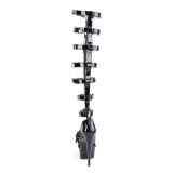 kunstl�r 15 cm DELIGHT-600-46 gladiator plat�sandaler for kvinner