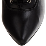 kunstl�r 16 cm DAGGER-1023 fetish ankelst�vletter med h�ler