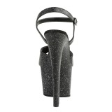 kunstl�r 18 cm Pleaser SKY-309MMG glitter sko med h�ye h�ler