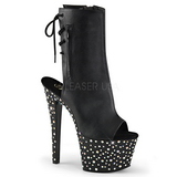 kunstl�r 18 cm STARDANCE-1018-7 ankelst�vletter med plat�s�le til dame