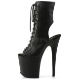 kunstl�r 20 cm FLAMINGO-1016 h�ye ankelst�vletter med plat�s�le til dame