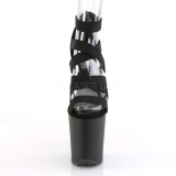 kunstl�r 20 cm FLAMINGO-859 platform h�yh�lte sko