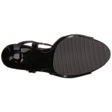 lakklær 12 cm FLAIR-409 high heels sko til menn