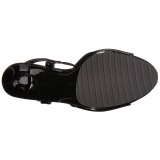 lakkl�r 12 cm FLAIR-409 high heels sko til menn