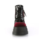 lakkl�r 12 cm STOMP-18 lolita ankelst�vletter kileh�ler plat�