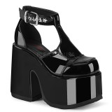 lakklær 13 cm Demonia CAMEL-103 lolita sko med platå