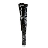 lakkl�r 13 cm stretch l�rh�ye st�vler til brede l�gge