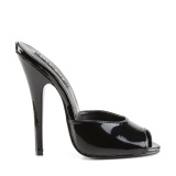 lakkl�r 15 cm DOMINA-101 h�yh�lte mules til menn