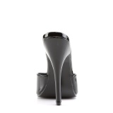 lakkl�r 15 cm DOMINA-101 h�yh�lte mules til menn