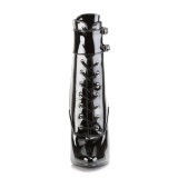 lakkl�r 15 cm DOMINA-1023 stiletto ankelst�vler med h�ye h�ler