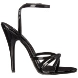 lakkl�r 15 cm DOMINA-108 fetish sandaler med stiletth�ler