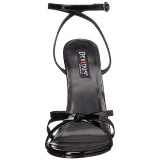 lakkl�r 15 cm DOMINA-108 fetish sandaler med stiletth�ler
