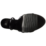 lakkl�r 15 cm DOMINA-108 fetish sandaler med stiletth�ler