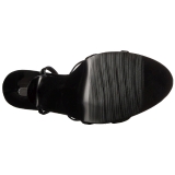 lakklær 15 cm Devious DOMINA-108 dame sandaler med hæl